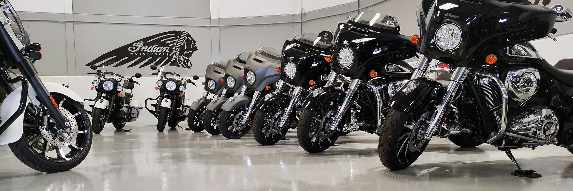 Secure garage parking for motorcycles